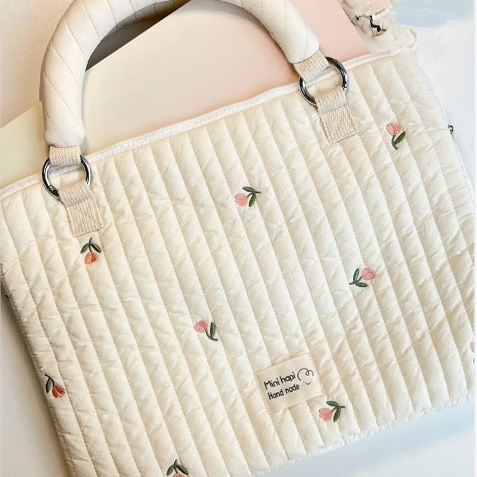 Women's Pure Cotton Handbag Beige