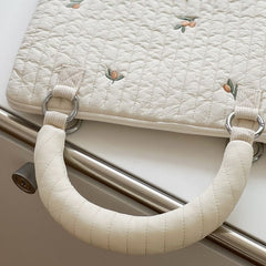 Women's Pure Cotton Handbag Beige