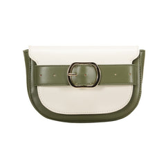 Women's Semicircle Shoulder Clutch Brown