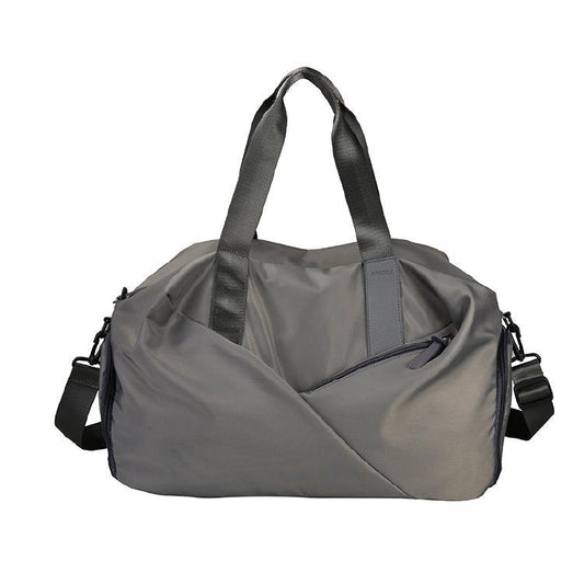 Women's Single Shoulder Yoga Swimming Gym Bag Grey