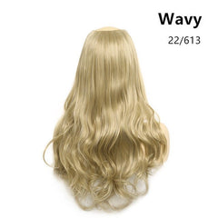 Women's Wavy U Part Bangs Clip - in Hair Extension Synthetic Wig 22/613