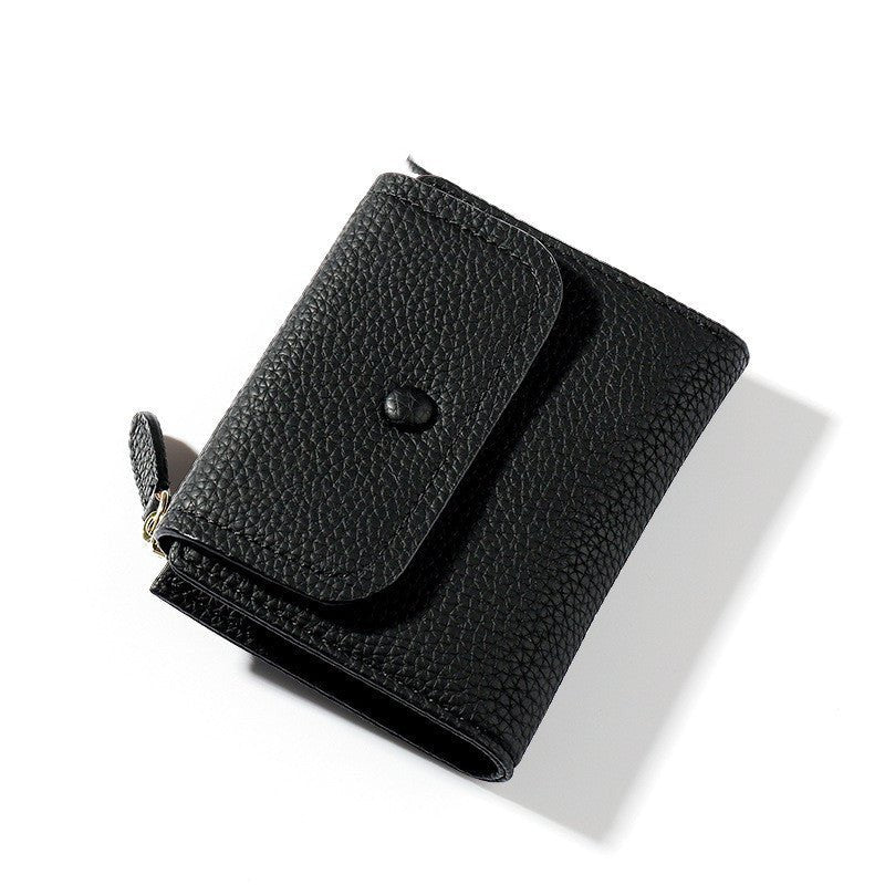 Zero Wallet Women''s Creative Multifunctional Card Bag Black