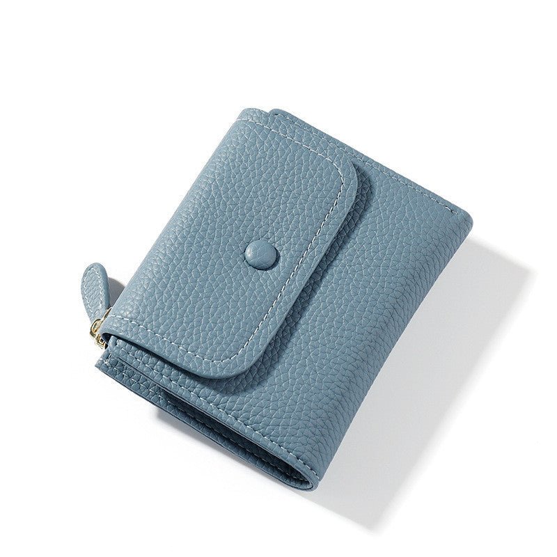 Zero Wallet Women''s Creative Multifunctional Card Bag Blue